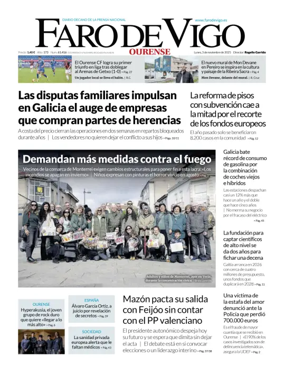 Cover of Faro de Vigo (Ourense)