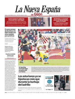 Cover of La Nueva España (Gijón)