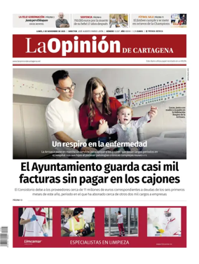 Cover of La Opinion de Murcia (Cartagena)
