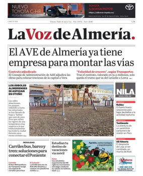 Cover of La Voz de Almería