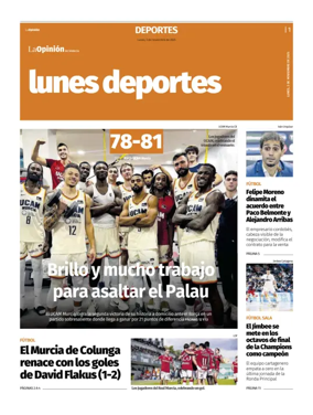 Cover of Lunes Deportes
