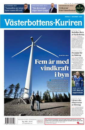 Cover of Västerbottens-Kuriren