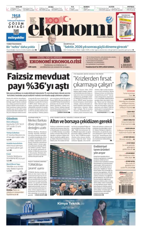 Cover of Dünya Gazetesi
