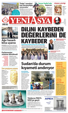 Cover of Yeni Asya