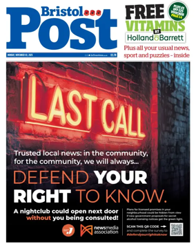 Cover of Bristol Post