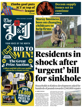 Cover of The Press and Journal (Highlands & Islands)