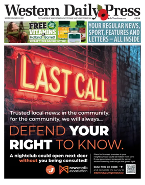 Cover of Western Daily Press