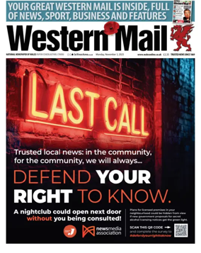 Cover of Western Mail