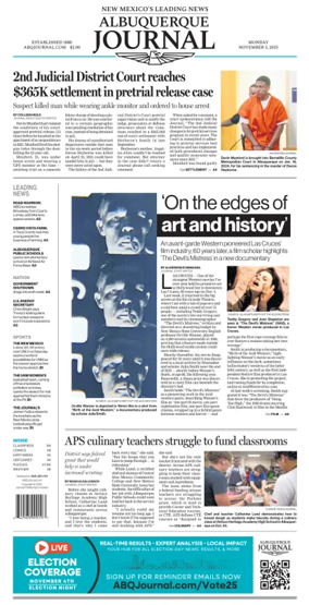 Cover of Albuquerque Journal
