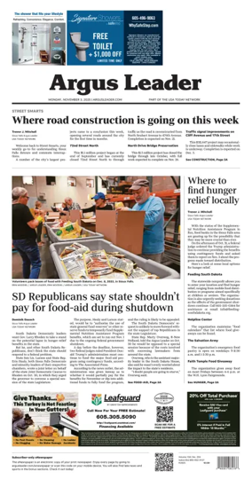 Cover of Argus Leader