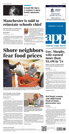 Cover of Asbury Park Press
