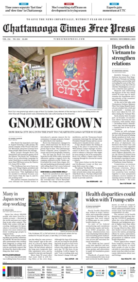Cover of Chattanooga Times Free Press