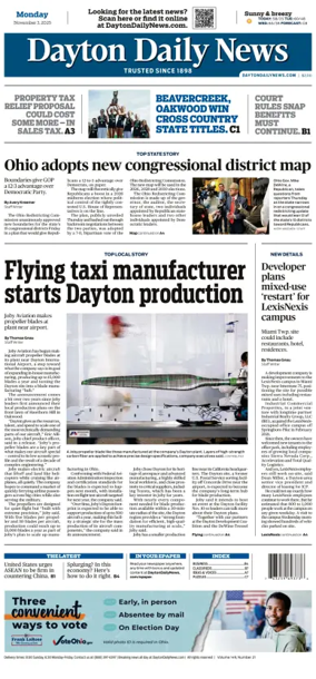 Cover of Dayton Daily News