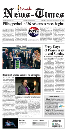 Cover of El Dorado News-Times