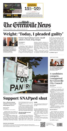Cover of The Greenville News