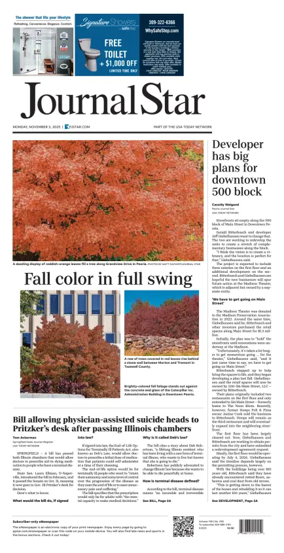 Cover of Journal Star (Peoria)