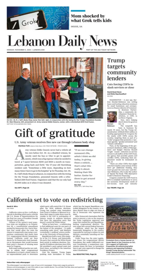 Cover of Lebanon Daily News