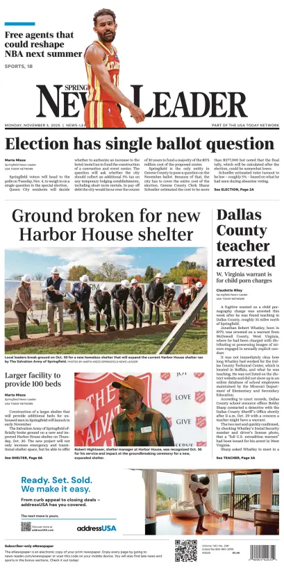 Cover of Springfield News-Leader