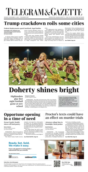 Cover of Telegram & Gazette