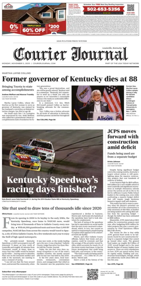 Cover of The Courier-Journal (Louisville)