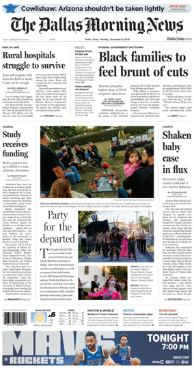 Cover of The Dallas Morning News