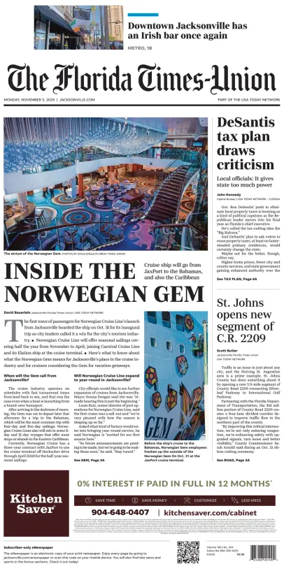 Cover of The Florida Times-Union