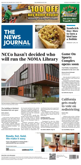 Cover of The News Journal
