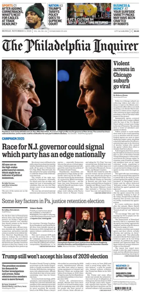 Cover of The Philadelphia Inquirer