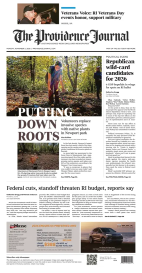 Cover of The Providence Journal