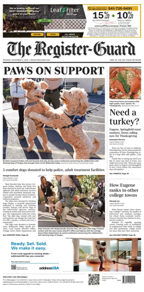 Cover of The Register-Guard