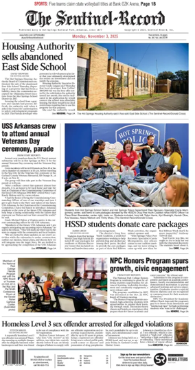 Cover of The Sentinel-Record