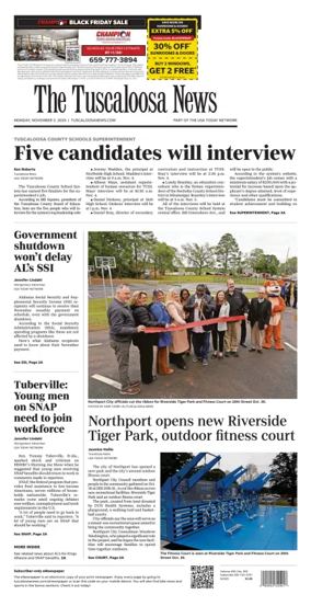Cover of The Tuscaloosa News
