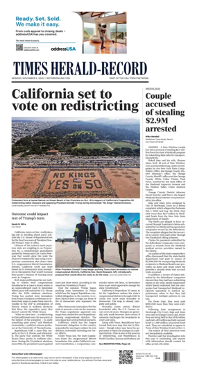 Cover of Times Herald-Record