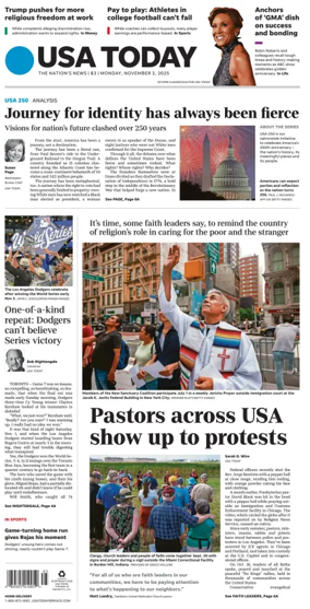 Cover of USA TODAY US Edition