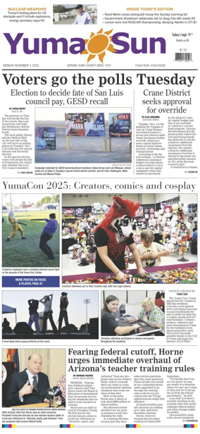 Cover of Yuma Sun       