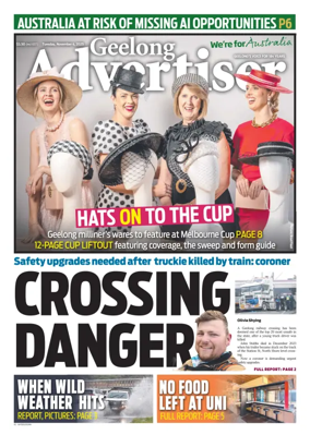 Cover of Geelong Advertiser