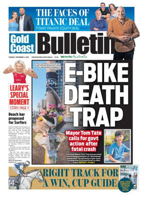 Cover of The Gold Coast Bulletin