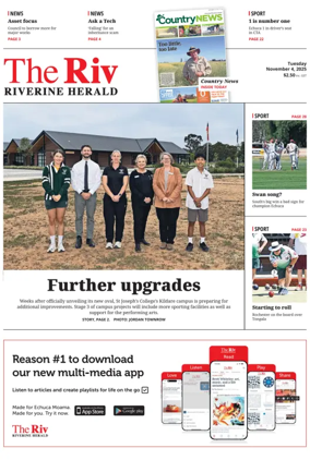 Cover of The Riverine Herald