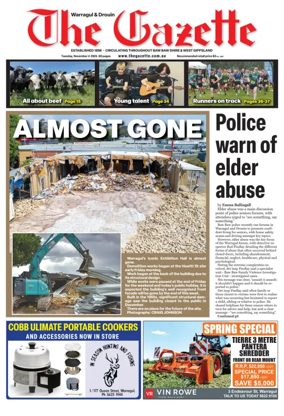 Cover of Warragul & Drouin Gazette