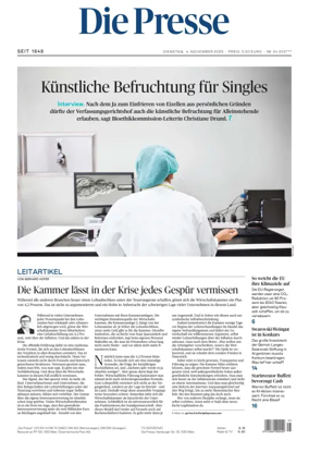 Cover of Die Presse