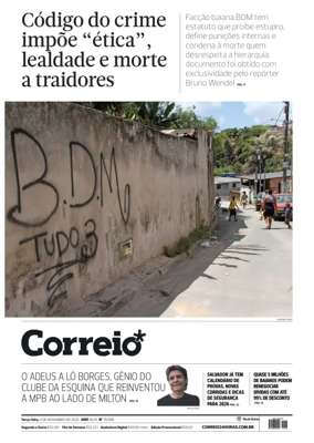 Cover of Correio da Bahia