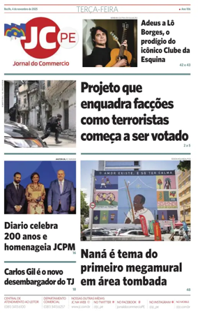 Cover of Jornal do Commercio