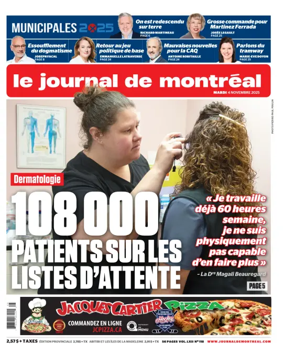 Cover of Le Journal de Montreal
