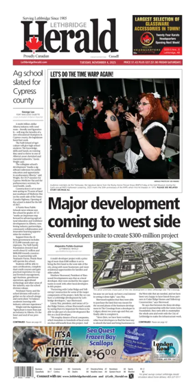 Cover of Lethbridge Herald