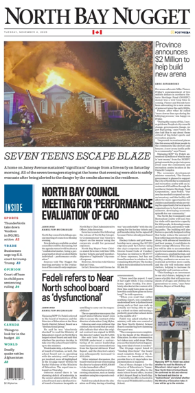 Cover of North Bay Nugget