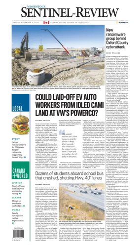 Cover of Sentinel-Review (Woodstock)