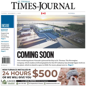 Cover of St. Thomas Times-Journal
