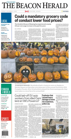 Cover of The Beacon Herald