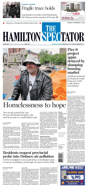 Cover of The Hamilton Spectator
