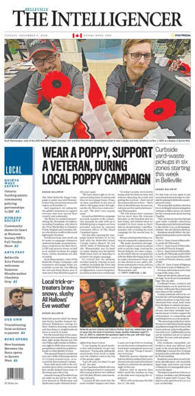 Cover of The Intelligencer (Belleville)